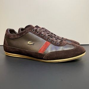 Mens Brown Lacoste Shoes 